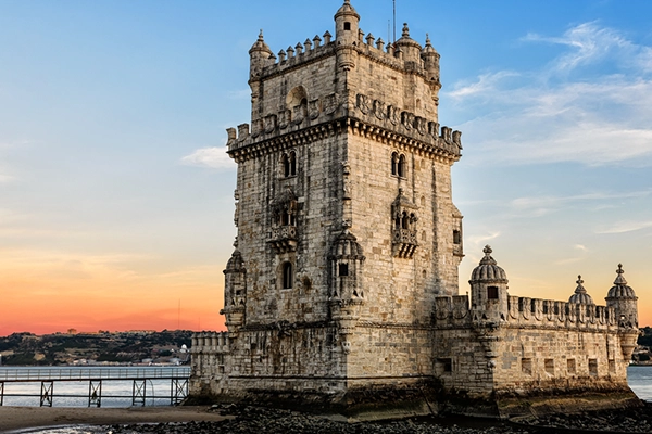 Belem tower at sunset - Lisbon, Portugal