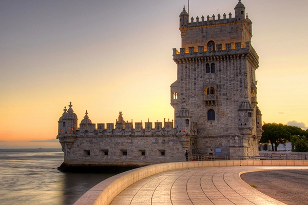 Tower of Belem at sunset, Lisbon, Potugal